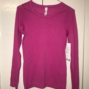 New Lululemon Swiftly Ls Tech Breeze size 2 pink